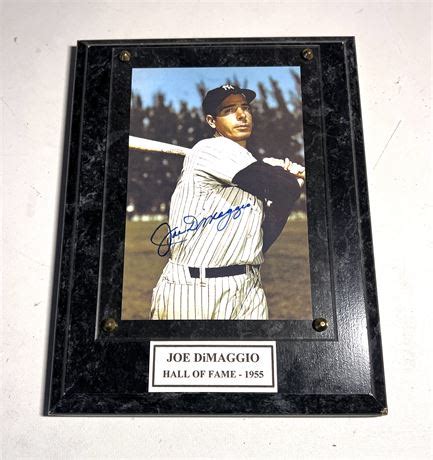 Rust Belt Revival Online Auctions Joe Dimaggio Hof Signed X