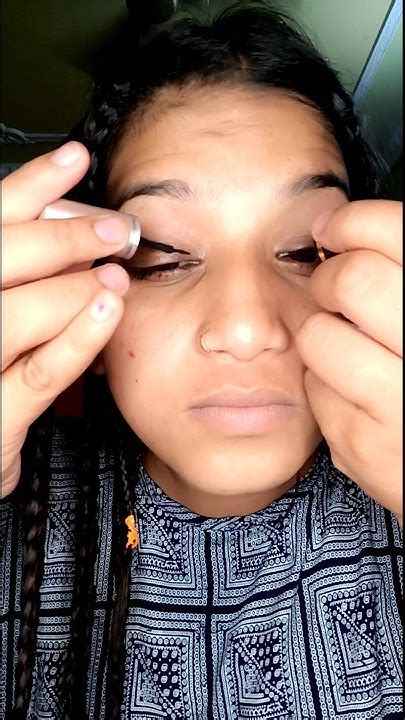 Trying Viral Eyeliner Hack😂humse Na Ho Payegashorts Viralshorts