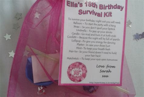 Create A Personalised 18th Birthday Survival Kit Uk Only Fiverr