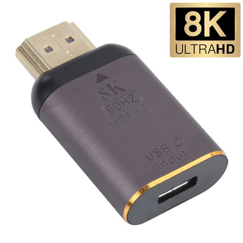 8k 60hz Usb C Type C Female To Hdmi Male Adapter