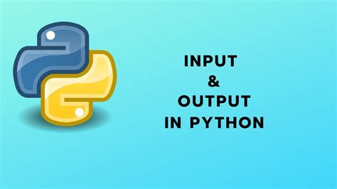 Input And Output In Python Input And Print Functions In Python