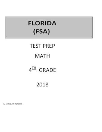 Amazon 4th Grade Florida FSA Test Prep 4th Grdae Florida