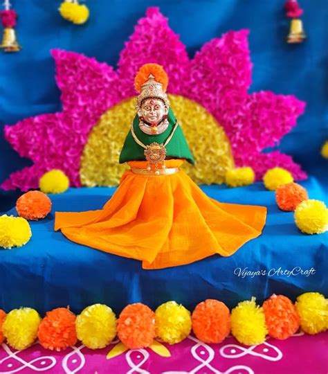 Quick And Easy Varalakshmi Pooja Decoration VaraMahalakshmi Pooja