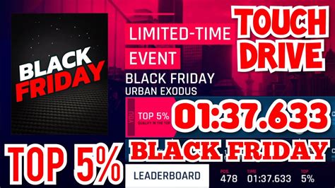 Touchdrive Asphalt Black Friday Urban Exodus Top