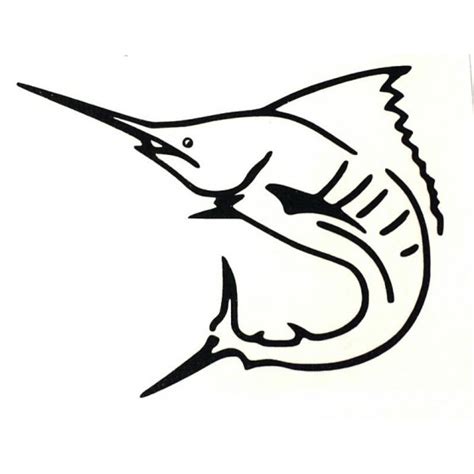 Swordfish Vinyl Decal Sticker V18 Decalshouse