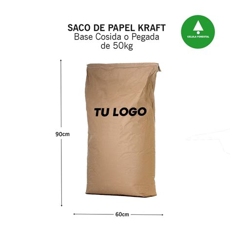 Sacos De Papel Kraft De 50 Kg CELULA FORESTAL