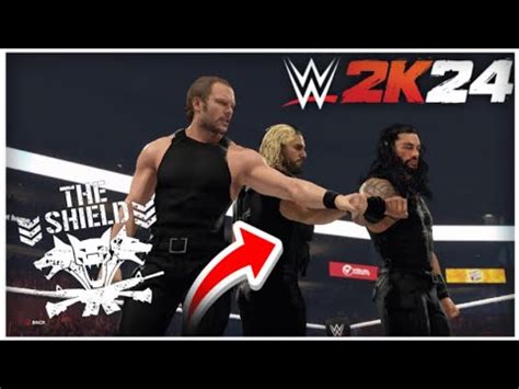 WWE 2K24 : How To Create The Shield Tutorial With Music, - YouTube
