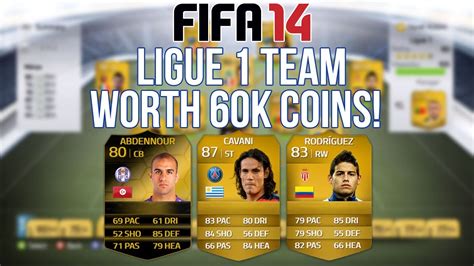 Fifa 14 Ultimate Team Awesome 60k Ligue 1 Squad Builder YouTube