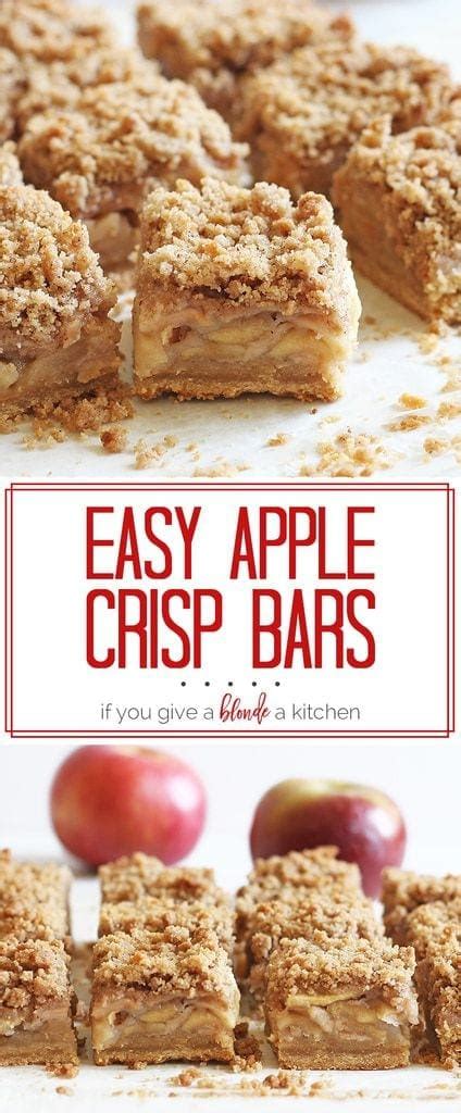 Apple Crisp Bars Recipe If You Give A Blonde A Kitchen