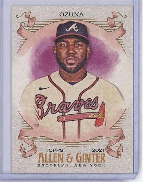 Topps Allen Ginter Sp Marcell Ozuna Atlanta Braves Mint