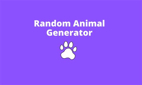 Random Animal Generator for Drawing: Ideas to Start - Eggradients.com