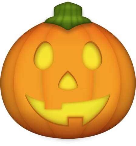 Pumpkin Emoji Png Transparent Background