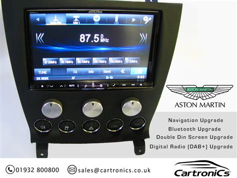 Aston Martin Db9 Double Din Upgrade Navigation Bluetooth Iphone