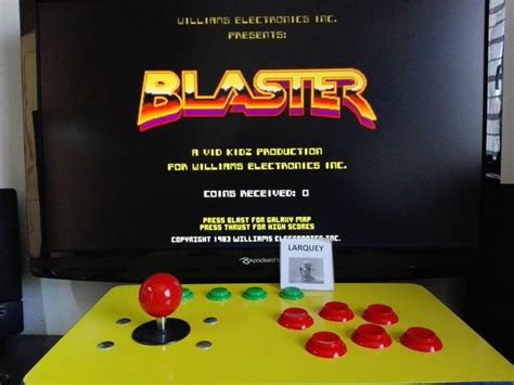 Blaster Arcade Emulated Mame High Score By Larquey