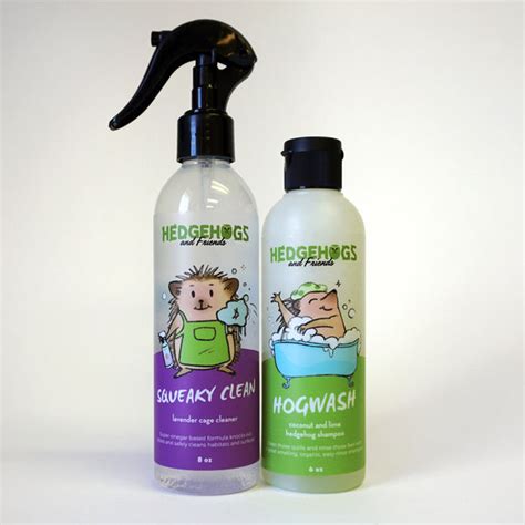 Hedgehog Shampoo & Cage Cleaner Bundle – Hedgehogs and Friends