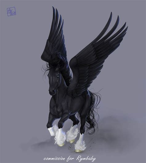 Blue Pegasus By Aomori On Deviantart Pegasus Art Mythical Creatures