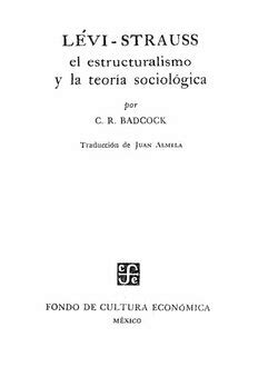 Download Lévi Strauss el estructuralismo y la teoría sociológica PDF