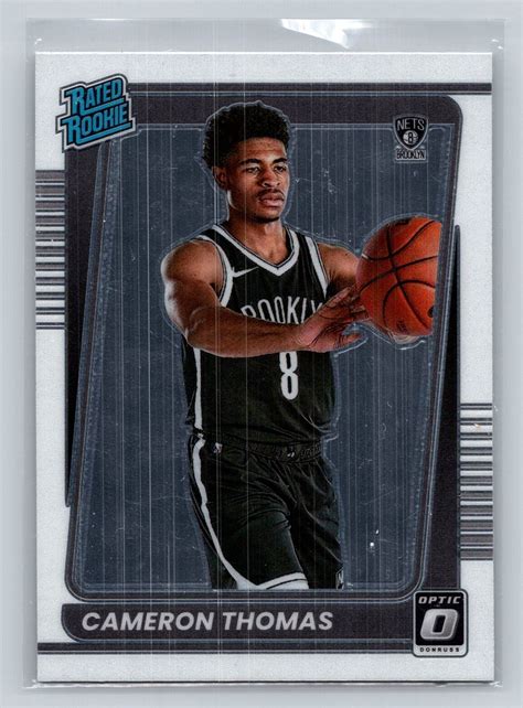 2021 Donruss Optic 153 Cameron Thomas Rated Rookie Brooklyn Nets EBay