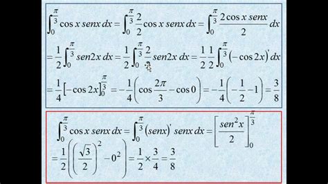 Integrales Trigonom Tricas Definidas Con Seno Coseno Tangente Potencias