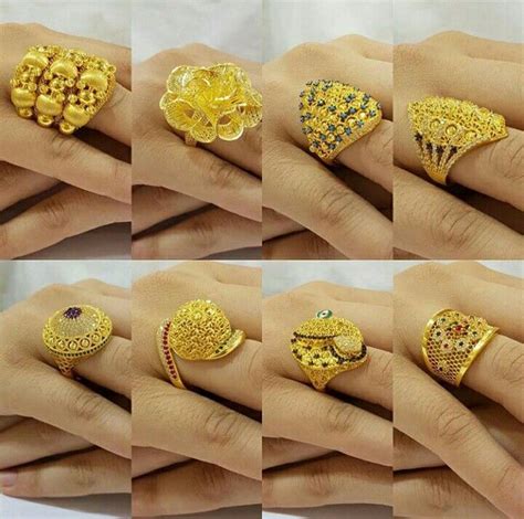 Gold Ring Designs Unique For Women Pakistani Wedding In 2024 Gold