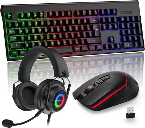 Amazon Bluefinger Wireless Gaming Keyboard And Backlit Mouse