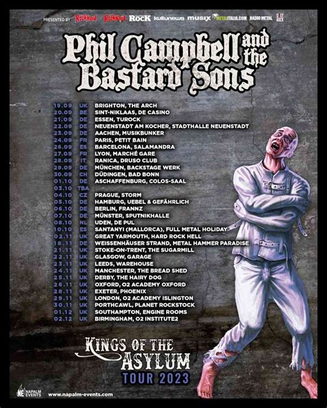 Phil Campbell And The Bastard Sons Tour Metal News