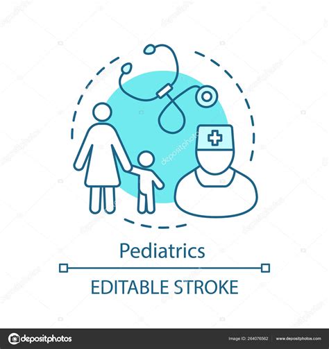 Icono del concepto de pediatría Vector de stock por bsd studio 264076562