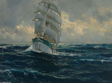 Gravura De Qualidade De Museu Grosses Segelschiff Por Michael Zeno