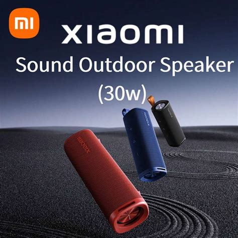 Xiaomi Enceinte Ext Rieure Xiaomi Sound Rouge Sortie Puissante De W