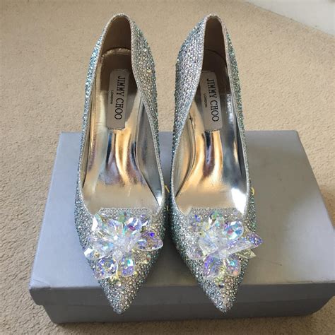 Brand new jimmy choo Cinderella shoe size 4 - Depop