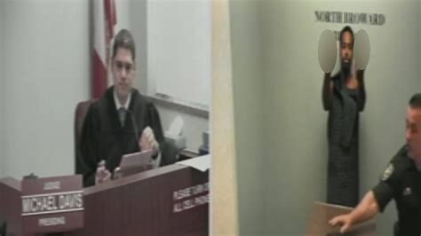 Defendant Flips Off Broward County Judge Youtube