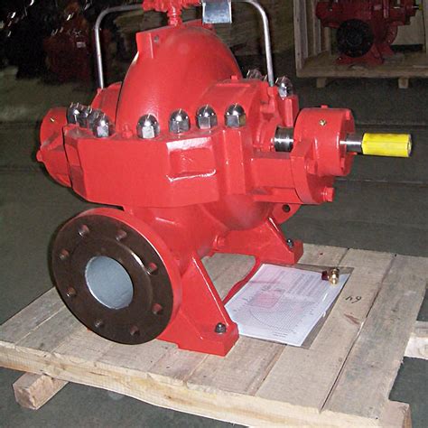 Booster Pump Horizontal Axial Casing Double Suction Centrifugal Water