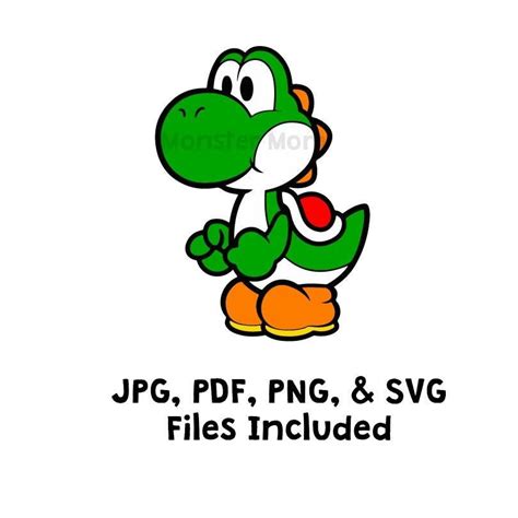 Yoshi 6 Svg Png Pdf Dxf Artofit