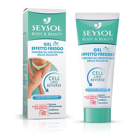 Gel Effetto Freddo Azione Drenante Cell Lipo Reverse Seysol Body