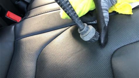 How To Steam Clean Perforated Leather Seats In A Vehicle