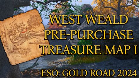 West Weald Pre Purchase Treasure Map I Gold Road New Chapter ESO