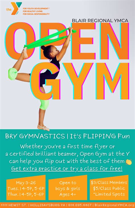 GYMNASTICS Open Gym Blair Regional YMCA