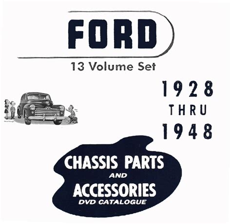 PM Ford Chassis Parts Accessories Catalogue 1928 1948 The Flat Spot