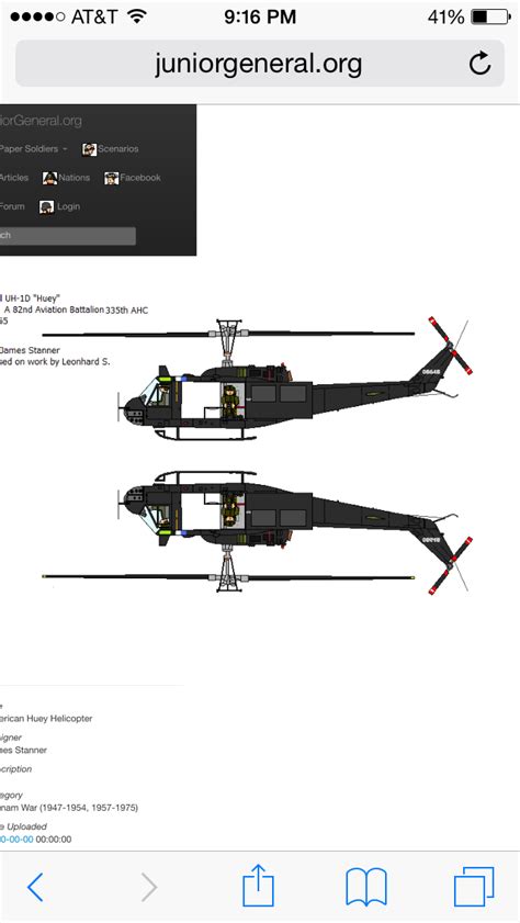 Blackhawk Helicopter Paper Miniature Artofit