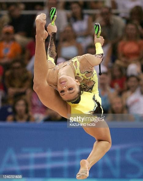 Alina Kabaeva Of Russia Performs With Clubs In The Rhythmic News