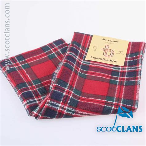 Macfarlane Modern Tartan Scarf Tartan Scarf Tartan Macfarlane Tartan