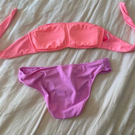 Victorias Secret Swim Sequin Bikini Top And Bottom Gem