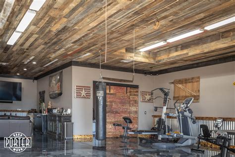 Reclaimed Wood Garage Ceiling Porter Barn Wood