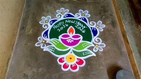 Margazhi Madham Vilakku Colour Kolam Designs Dots Dhanurmasam Muggulu