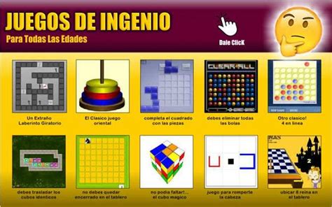 Juegos de Ingenio y de Logica Matemática Online Para Razonar