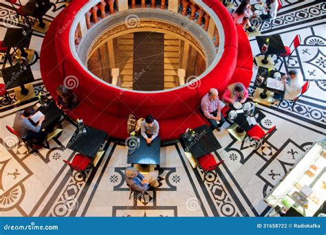 Tourists Have Rest in the Beautiful Cafe Editorial Photography - Image ...