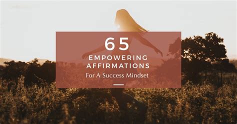 65 Positive Affirmations for Success | Zanna Keithley