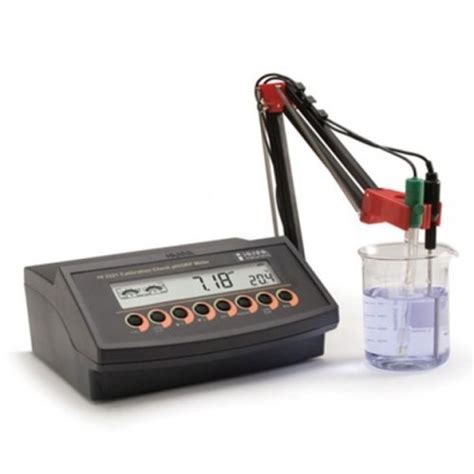 Hanna HI 2221 PH Meter Benchtop PH MV Meter With CAL Check