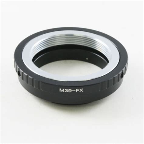 Leica M M39 L39 Mount Lens To Fujifilm Fuji X Pro1 Fx Adapter T1 T10 E1