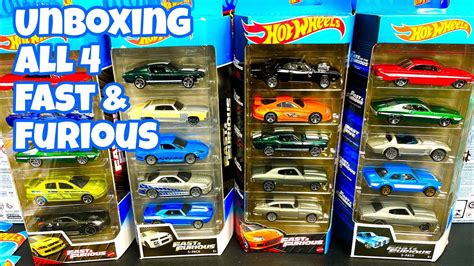 New Fast Furious Hot Wheels Pack Opening Unboxing All Packs